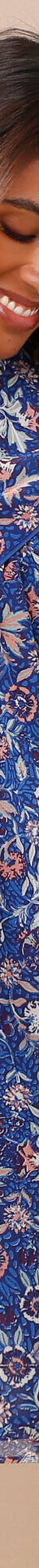 Robe voile imprimé (bleu / vert) Robe voile imprimé (bleu / vert)